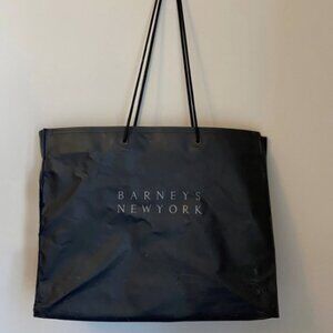Barneys New York Nylon Logo Shopping Tote – 20" x 15" x 4.5" – Rare Collectible